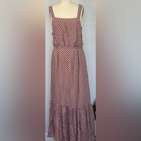 J Crew silk block floral printed boho strap sun dress size 4 - Picture 10 of 10